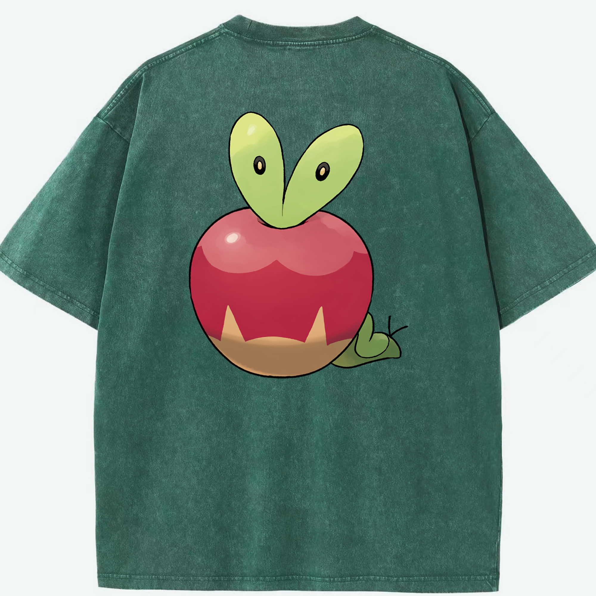 （画像用） ポケットモンスター Pokémon 綿100% ヴィンテージ風 半袖Tシャツ（背面プリント）